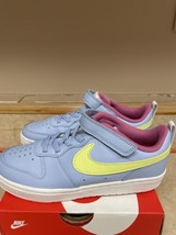 Nike Youth Court Borough Low 2 Stay-Put Closure Casual Sneakers BQ5451 405 - £35.38 GBP
