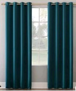 SUN ZERO ~  SOLID TEAL ~ 100% Blackout ~ 1.5&quot; Grommet ~ 54&quot; x 63&quot; Curtai... - $38.48 CAD