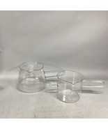 Pair of Vintage Scientific Glass Beakers Glassware - $458.70 MXN