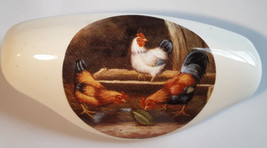 Ceramic Cabinet Drawer Pull Rooster freerange Chicken #2 - $8.41