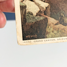Arizona Grand Canyon to Paragould Ark Santa Fe Rail Fred Harvey Vintage Postcard - £4.66 GBP
