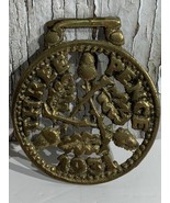 Three Pence 1931 Rustic Brass Medallion  Architectural Salvage CottageCore - £15.18 GBP