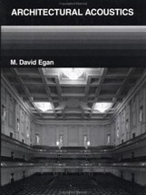 Architectural Acoustics by M. David Egan (1988, Hardcover) - €13,70 EUR