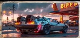 Delorian Back to the Future 32x12 High Quality Stitched Edges Desk Mat M... - $32.66