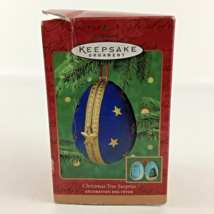 Hallmark Keepsake Christmas Tree Surprise Ornament Fine Porcelain Egg New 2000 - £14.60 GBP