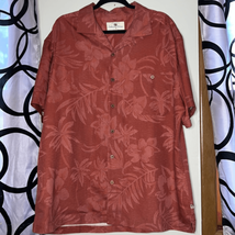Island shores, short sleeve button down, Hawaiian print, shirt, size extra large - £15.41 GBP