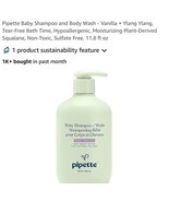Piette ~VANILLA + YLANG YLANG+ BABY SHAMPOO + WASH 11.8 OZ /351 ml Pump - $355.23 MXN