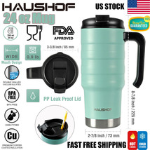 HAUSHOF 24oz Travel Mug Stainless Steel Double Wall Vacuum Insulated Tum... - $36.99