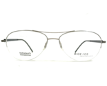 Bioeyes Eyeglasses Frames X1 COL.216 Black Silver Round Half Rim 54-14-145 - $128.69