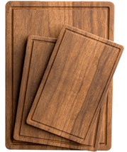 Wood Cutting Boards Set of 3 for Kitchen, Large Wooden Cutting Board wit... - $202.49
