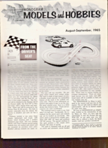 Monogram Models And Hobbies Newsletter   August- September 1965 - $10.98