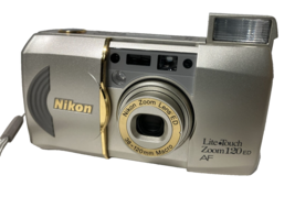 Nikon Lite Touch 120 ED, 38-120mm zoom, 35mm film Tested w CASE EXCELLENT - £66.16 GBP