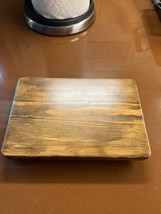 Wood Riser, Beautiful Wood Pedestal Stand, Charming Wood 8.27 x 5.71 x 1... - $16.63