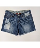 Lucky Brand Jagger Mended Denim Patchwork Cutoff Shorts - $28.28 CAD