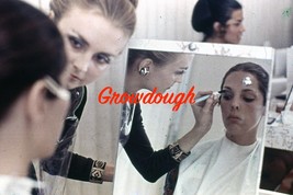 American Airlines Stewardess AA Training Make Up 35mm Photo Slide 1970s #27 - $18.54