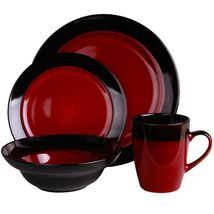 Elama’s Tanizia 16 Piece High Gloss Dinnerware Set - €76,99 EUR