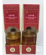 (2) Love rareESSENCE Reed Diffuser Oil 3oz FULL SZ Rose Absolute Palmaro... - £17.19 GBP