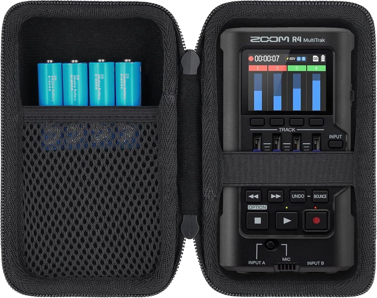 thumbnail image 2 of Caseling Hard EVA Case For TASCAM DR-05 Digital Recorder - Protective Case With Mesh Pocket 2 of 14