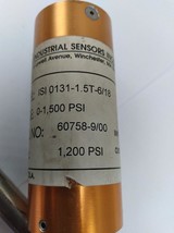  Industrial Sensors Inc. ISI 0131-1.5T-6/18 Stem Melt Pressure Transduce... - £153.33 GBP