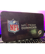 Miami dolphins￼ NFL Team DOMINOES Double Six Set Miami Dolphins Miami Do... - $411.68 MXN