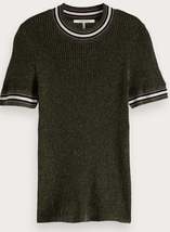 Short Sleeve Lurex Knit Tee - £60.57 GBP