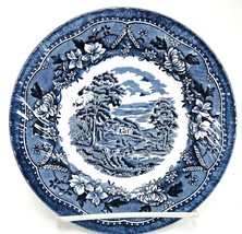 Barratts Old Castle Blue Bread Plate 7&quot; Made in England Excellent - £7.44 GBP