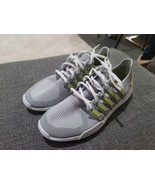 K-Swiss Mens Knit Slip On Lace Up Running Shoe Gray Green White Size 8 - $54.09 CAD