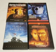 Faith Of My Fathers, The General&#39;s Daughter, Flags Of Our Fathers &amp; Enemy At... - £8.94 GBP
