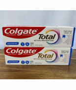 Lot Of 2 Colgate Total Active Prevention Toothpaste Whitening Gel 3.3 oz - $14.99