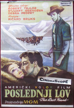 1956 Original Movie Poster Last Hunt Debra Paget Brooks Lott Taylor Nolan YU - £440.82 GBP