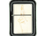 Classic Pin Up Girl D8 Flip Top Oil Lighter Windproof - $14.80