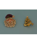 Jewelry-SKU#79-Brooches-Mixed Metal Christmas Tree Pin-Santa Holiday Bro... - $18.00