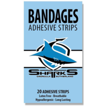 NRL Bandages Cronulla Sharks 20 Pack - $67.40