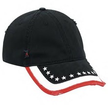 New Black America Usa Distressed Dad Hat Cap Adjustable Back Adult Low Profile - £6.47 GBP