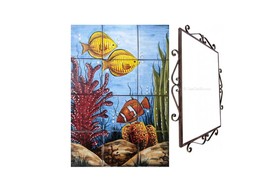 Mexican Talavera Mural HQ - Oceano5 - - $2,135.75 MXN