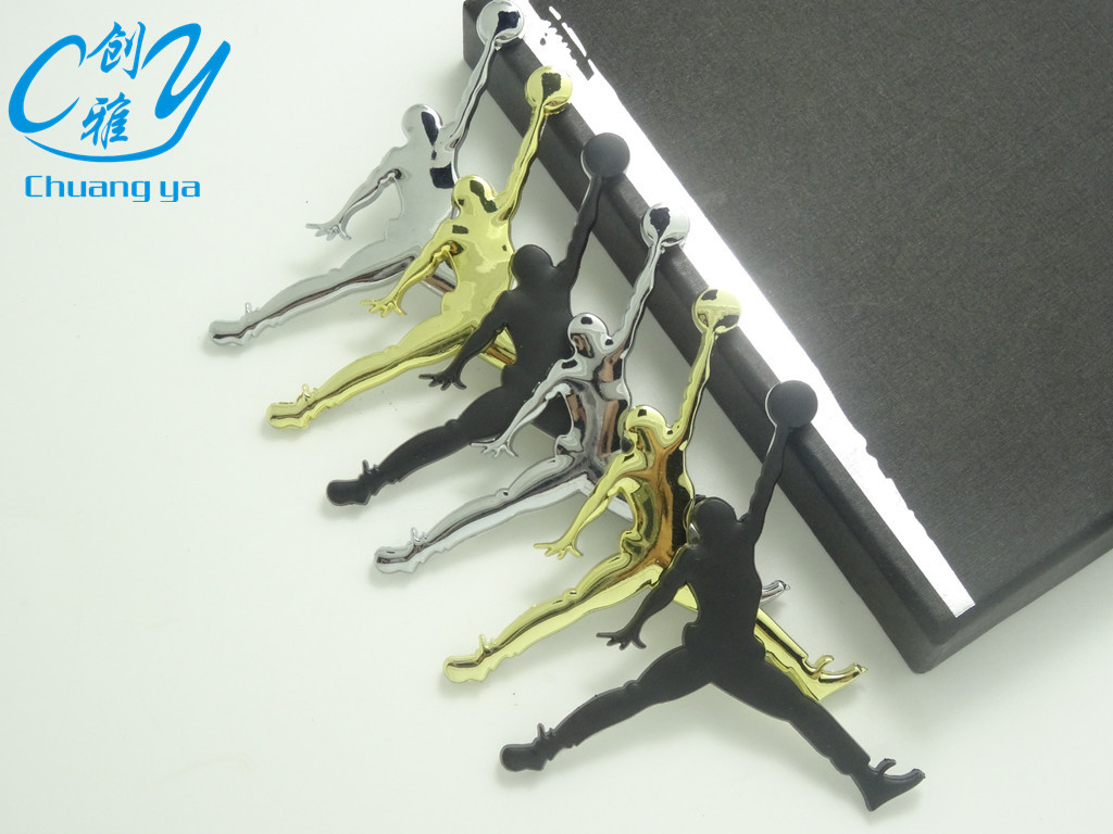 Car Decoration Sticker Nba Air Jordan Metal Modification Car  Jordan Stereo Car