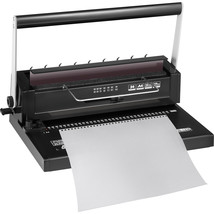 Manual Spiral Coil Binding Machine 34 Holes Puncher Documents Office 120... - $91.99