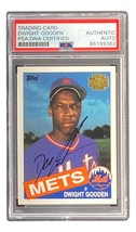 Dwight Doc Gooden Signé 2002 Topps Archives#620 Mets Échange Carte PSA / DNA - £30.42 GBP