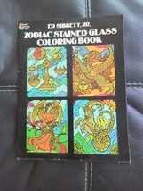 Vintage Dover Zodiac Stained Glass Coloring Book Sibbett Good Unused Loose Pages - £30.51 GBP