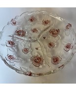 3-Part Relish Dish Bella Rosa Pink Frost by Mikasa 13 1/4&quot; in - $887.81 MXN