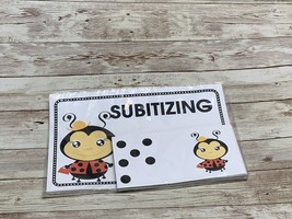 Lady Bug - Themed Learning Centers - Laminated -Subitizing # - $12.44