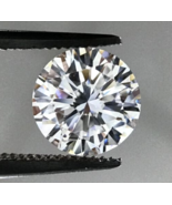 1.00 CT white moissanite DEF Round diamond i1 Clarity - $6.79