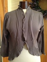 Isabella Rodriguez Women&#39;s Sweater 3/4 Length Open Front Cardigan Size M... - $23.96