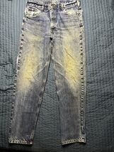 Carhartt Jeans Men’s Size 36x34 B17HDK Stonewashed Distressed Faded Deni... - $20.00