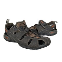 TEVA Men Shoe Size 8.5 Dozer 4154 Brown Hiking Fishing Closed Toe Sandals - £44.73 GBP