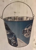 25 Piece Busch Light Racing 5QT Metal BUCKETS - $247.43