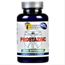 Sunshine Naturals Prostazinc With Betasitosterol 60 Capsules  - £21.91 GBP