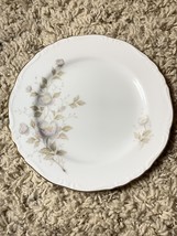 Dessert Plate / Bread Plate 6.5” Gold Fine China Japan Wild Rose - €4,62 EUR
