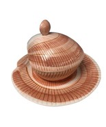 Vtg FITZ &amp; FLOYD COQUILLE COLLECTION CLAM SHELL  DISH And Butter Boat BO... - €42,20 EUR