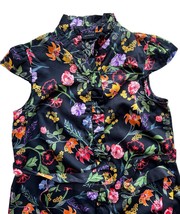 Who What Wear Midi Dress Floral Button Front Ruffle Bloomcore Garden Cot... - $427.49 MXN